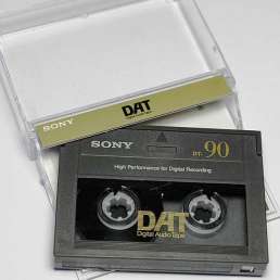 Music production history - digital audio tape (DAT)