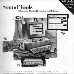 Music production history - editing software
