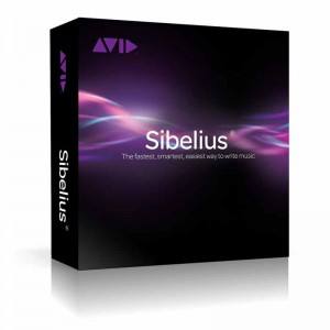 Homestudio Software - Bild einer Sibelius 7 Box