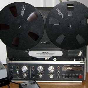 Geschichte der Musikproduktion - Revox-B77 Tonbandgerät